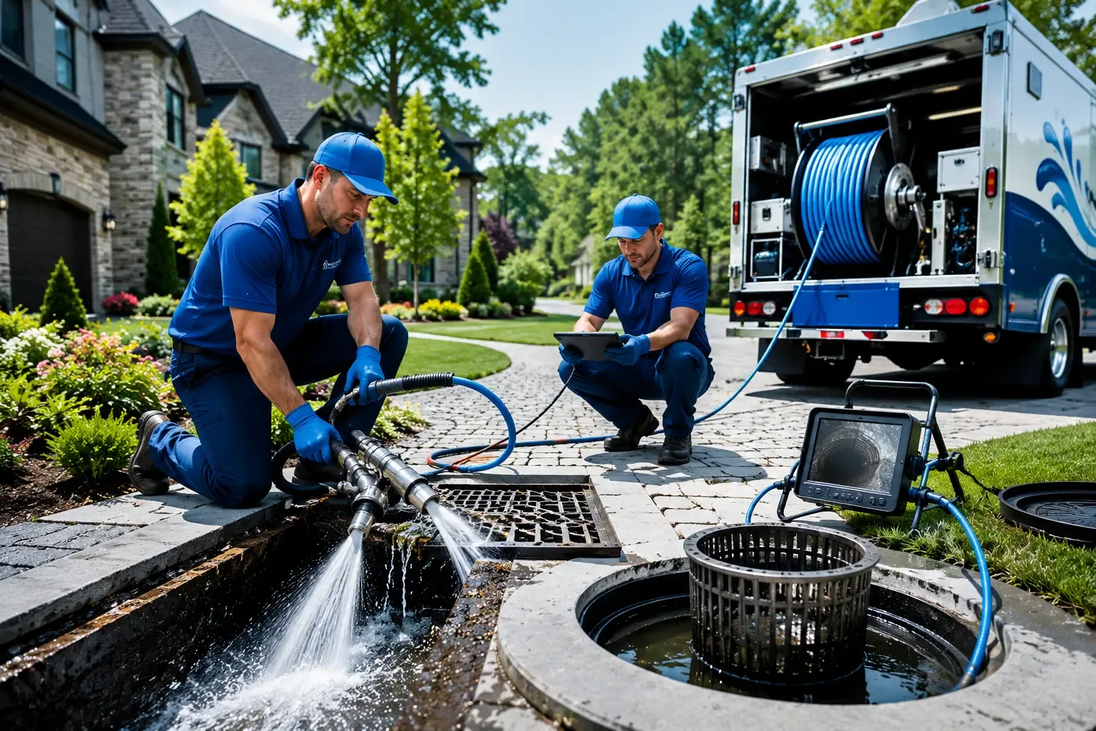 Local outdoor drain cleaning professionals in Waterloo, OH