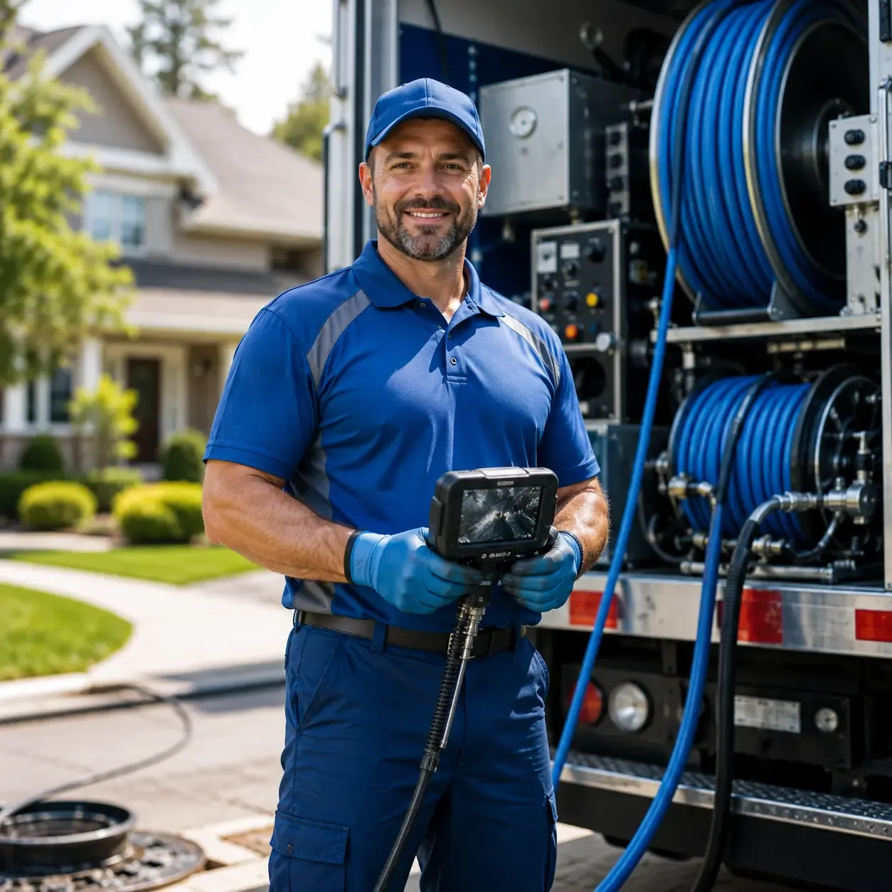Local outdoor drain cleaning specialists in Waterloo, OH